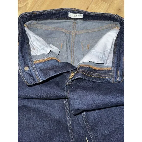 Ulla Johnson Wide Leg Flare Jeans Size 0 - Picture 7 of 9